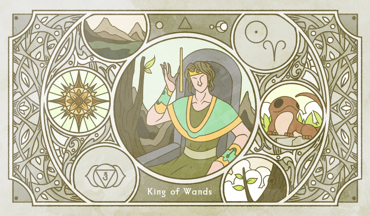 Sambucus Tarot - RWS Version – King of Wands
