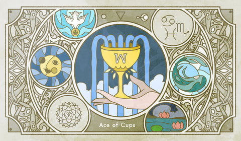 Sambucus Tarot - RWS Version – Ace of Cups