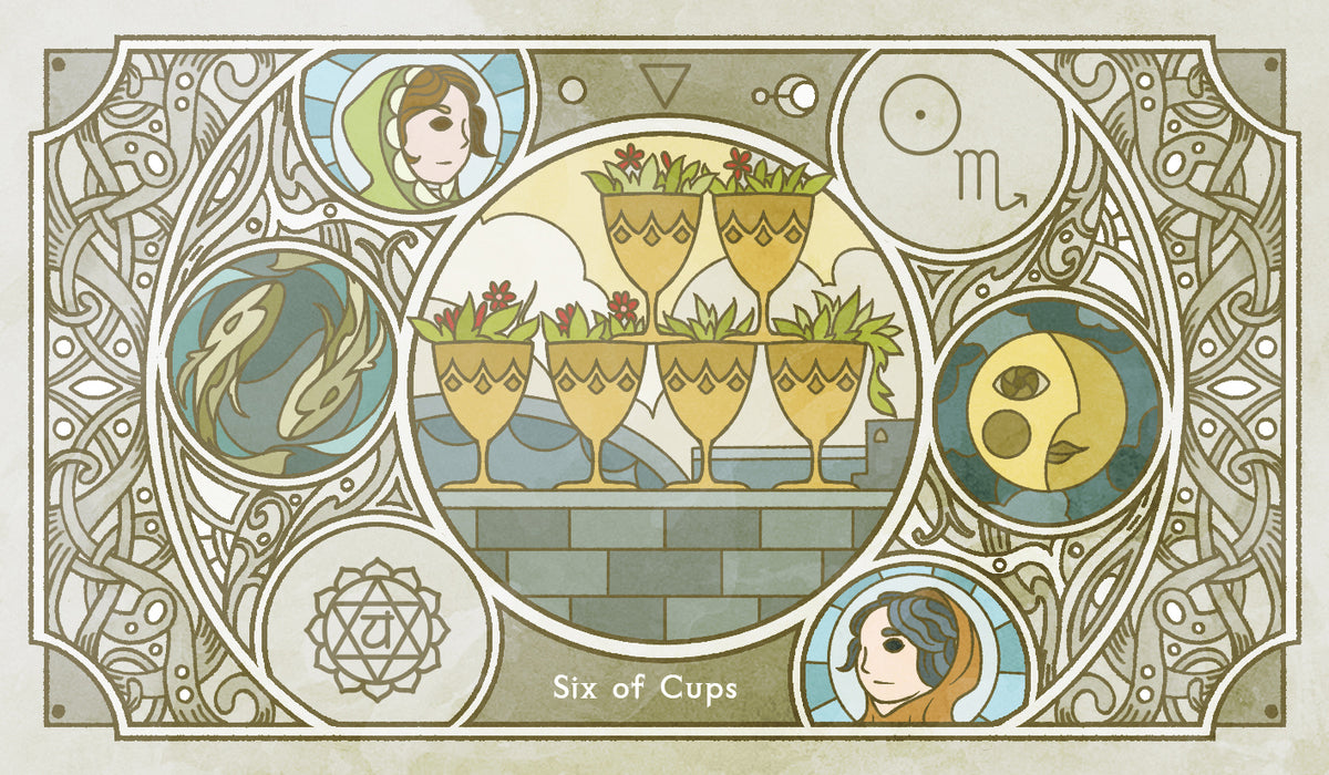 Sambucus Tarot - RWS Version – Six of Cups