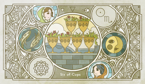 Sambucus Tarot - RWS Version – Six of Cups