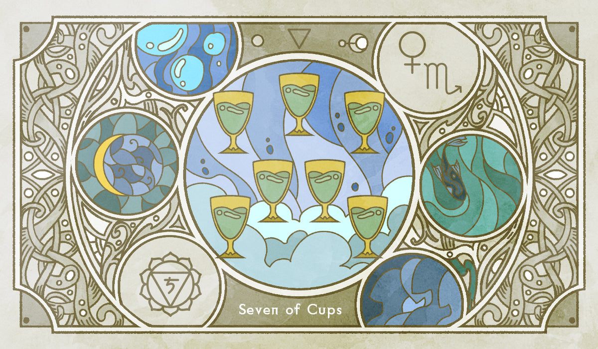 Sambucus Tarot - RWS Version – Seven of Cups