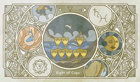 Sambucus Tarot - RWS Version – Eight of Cups