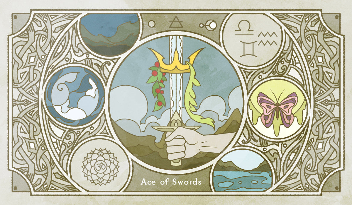 Sambucus Tarot - RWS Version – Ace of Swords