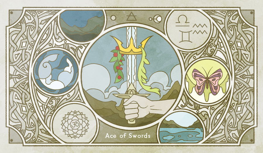 Sambucus Tarot - RWS Version – Ace of Swords