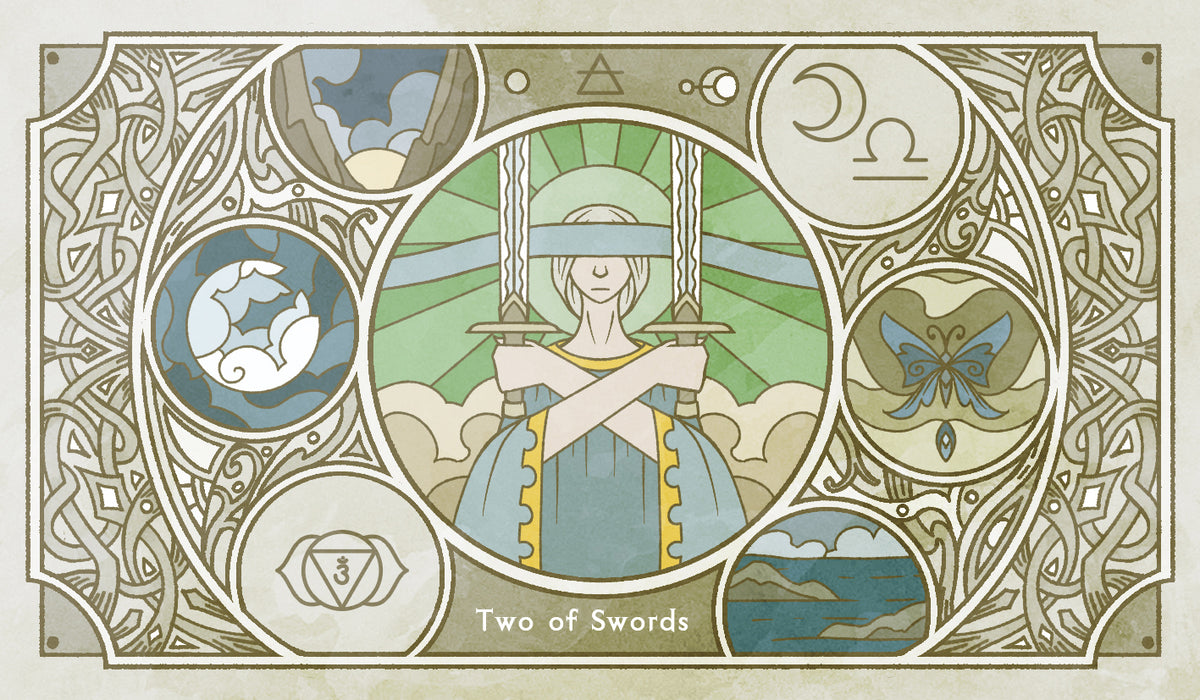 Sambucus Tarot - RWS Version – Two of Swords