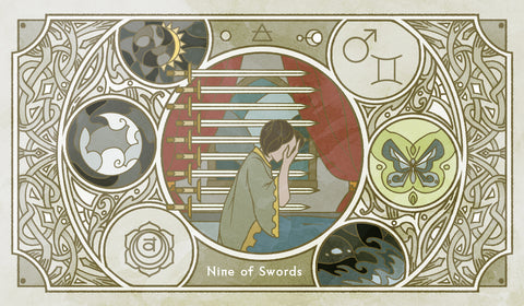 Sambucus Tarot - RWS Version – Nine of Swords