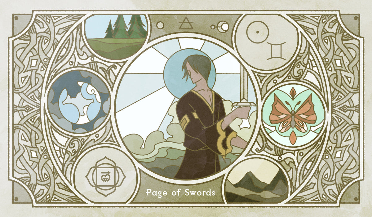 Sambucus Tarot - RWS Version – Page of Swords