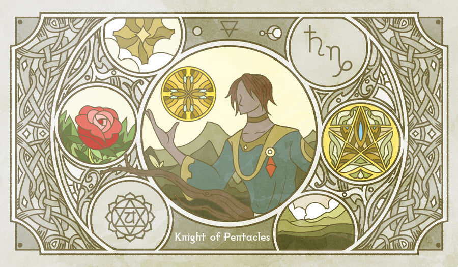 Sambucus Tarot - RWS Version – Knight of Pentacles