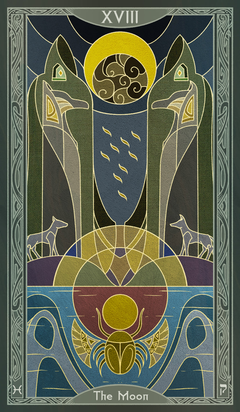 Sambucus Tarot - Thoth Version – The Moon