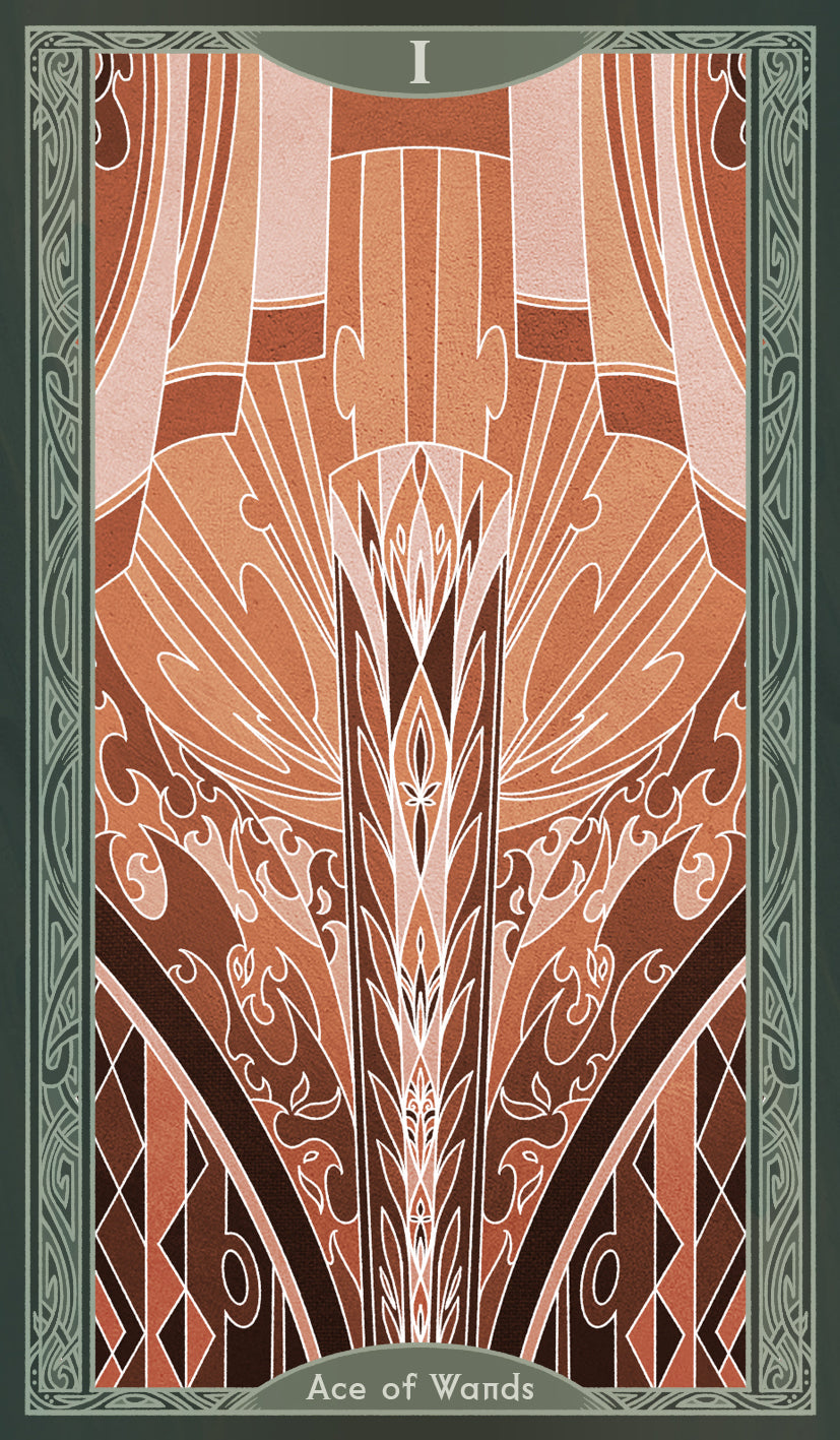 Sambucus Tarot - Thoth Version – Ace of Wands