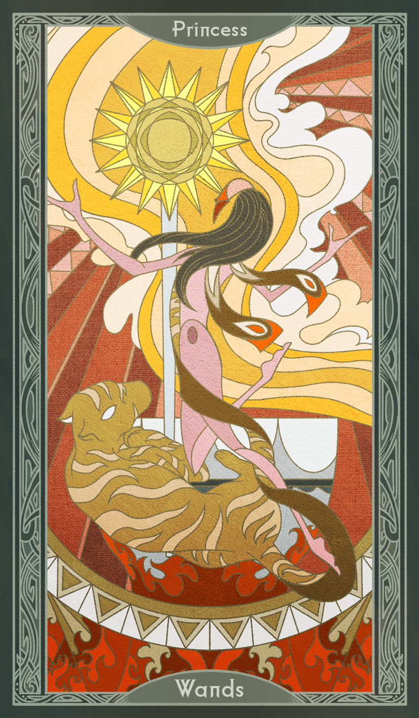 Sambucus Tarot - Thoth Version – Princess of Wands