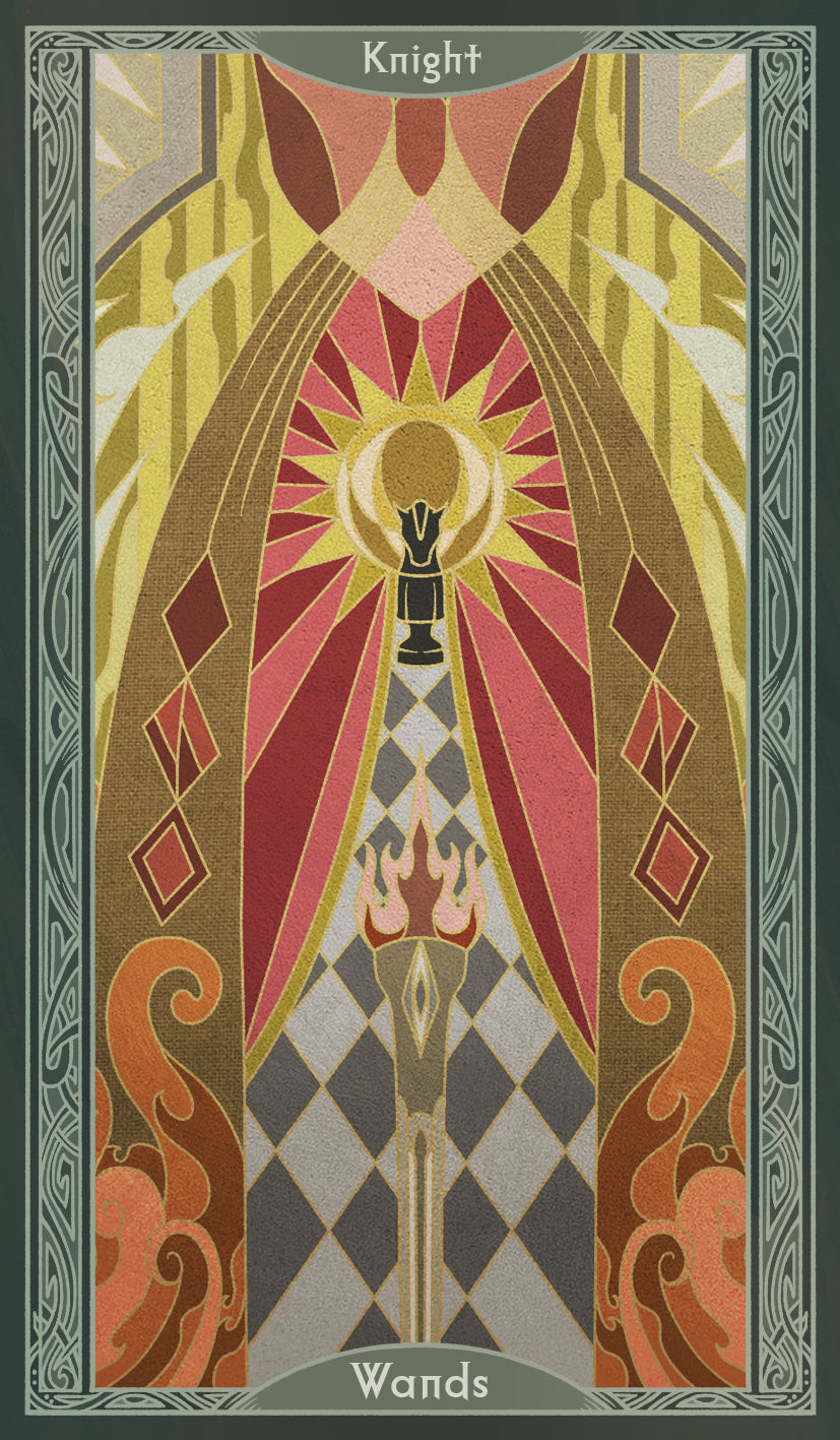 Sambucus Tarot - Thoth Version – Knight of Wands