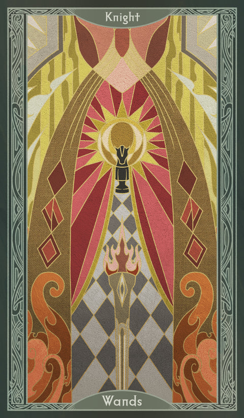 Sambucus Tarot - Thoth Version – Knight of Wands