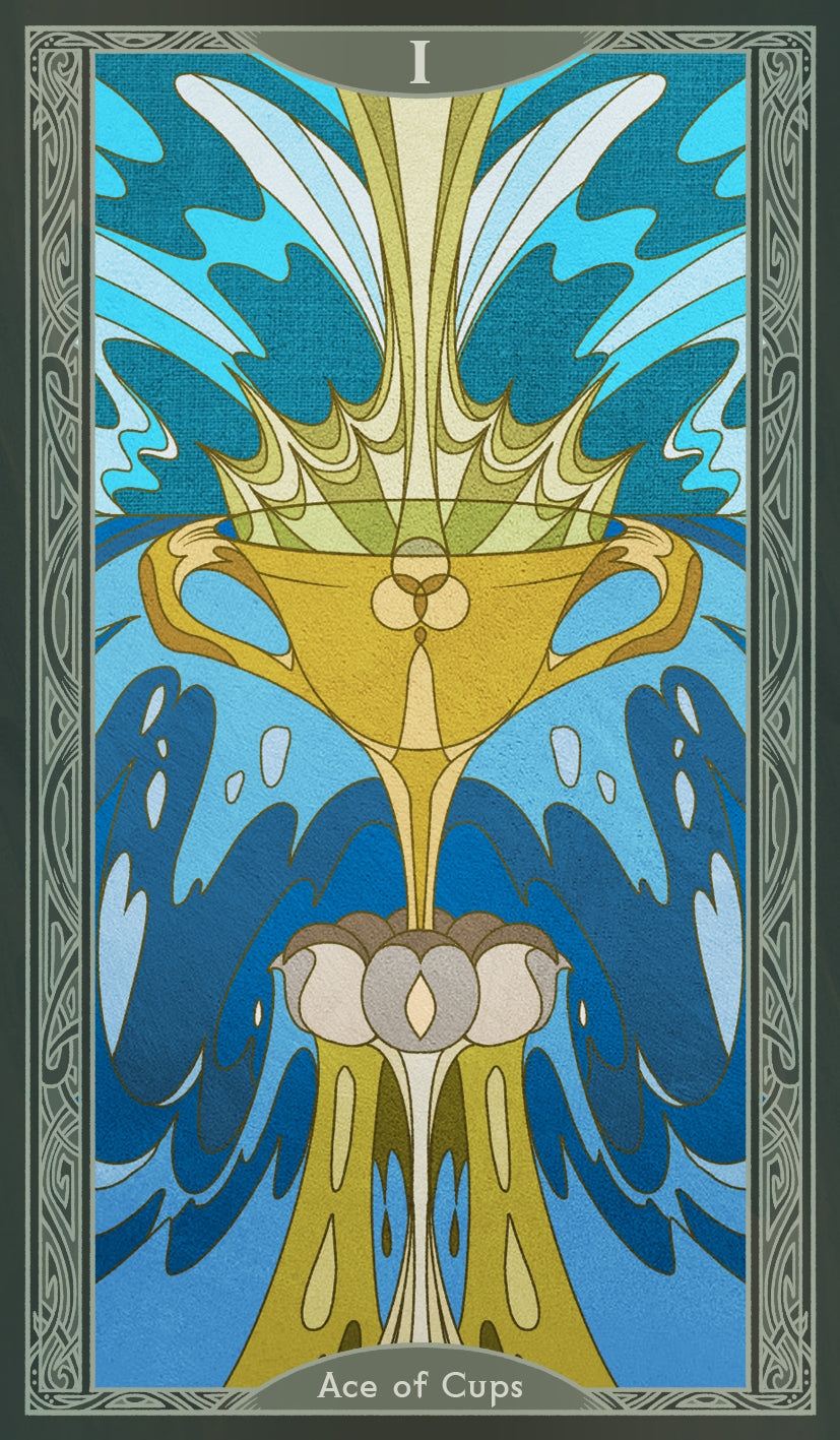 Sambucus Tarot - Thoth Version – Ace of Cups