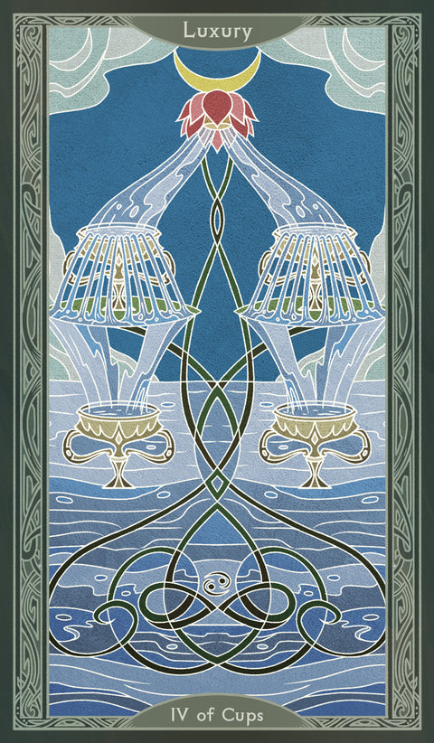 Sambucus Tarot - Thoth Version – Four of Cups