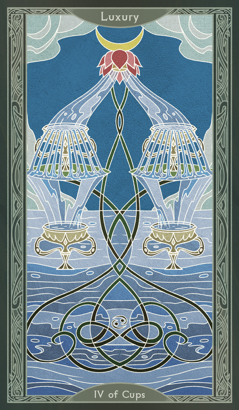 Sambucus Tarot - Thoth Version – Four of Cups