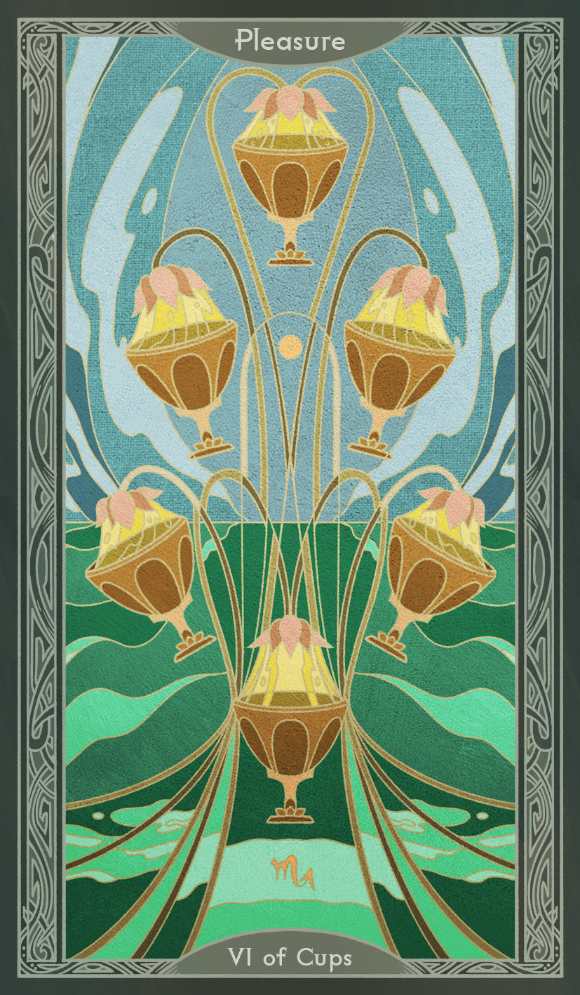 Sambucus Tarot - Thoth Version – Six of Cups