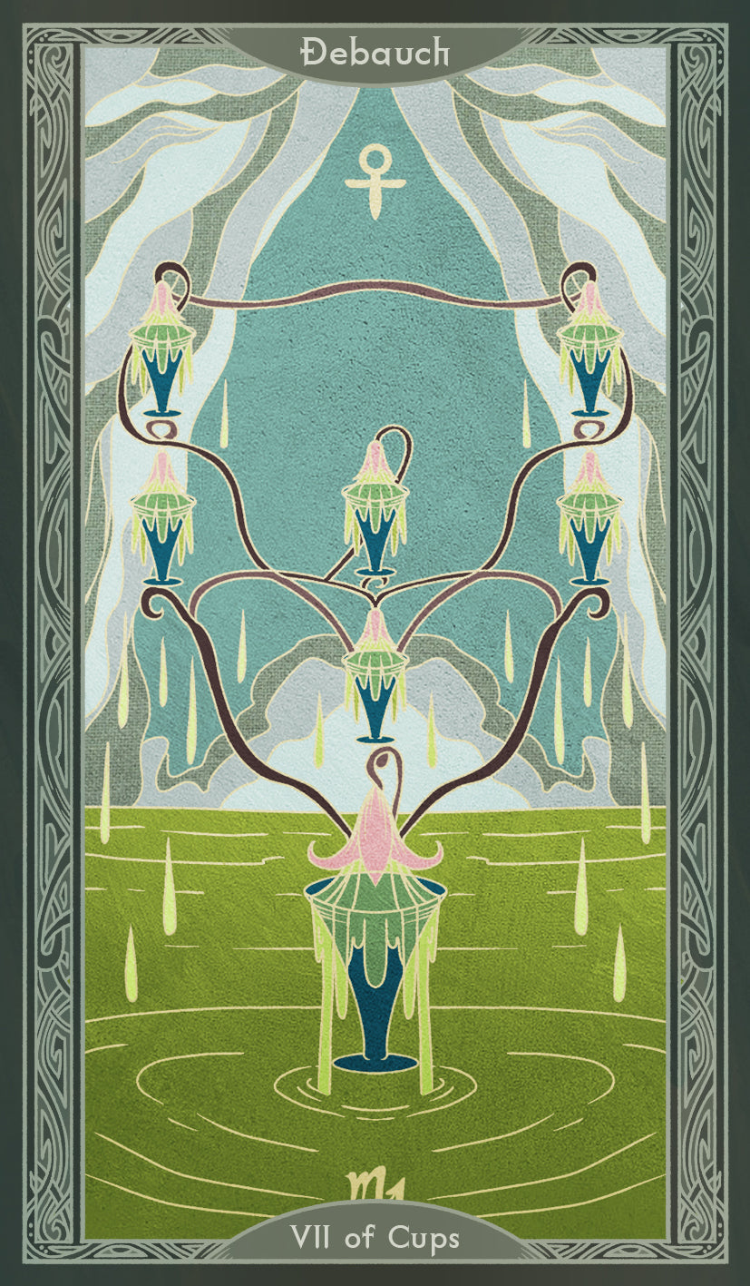 Sambucus Tarot - Thoth Version – Seven of Cups