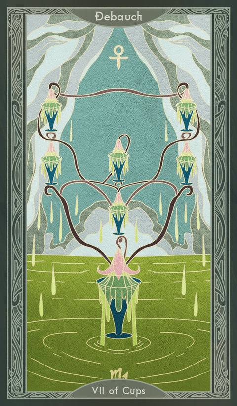 Sambucus Tarot - Thoth Version – Seven of Cups