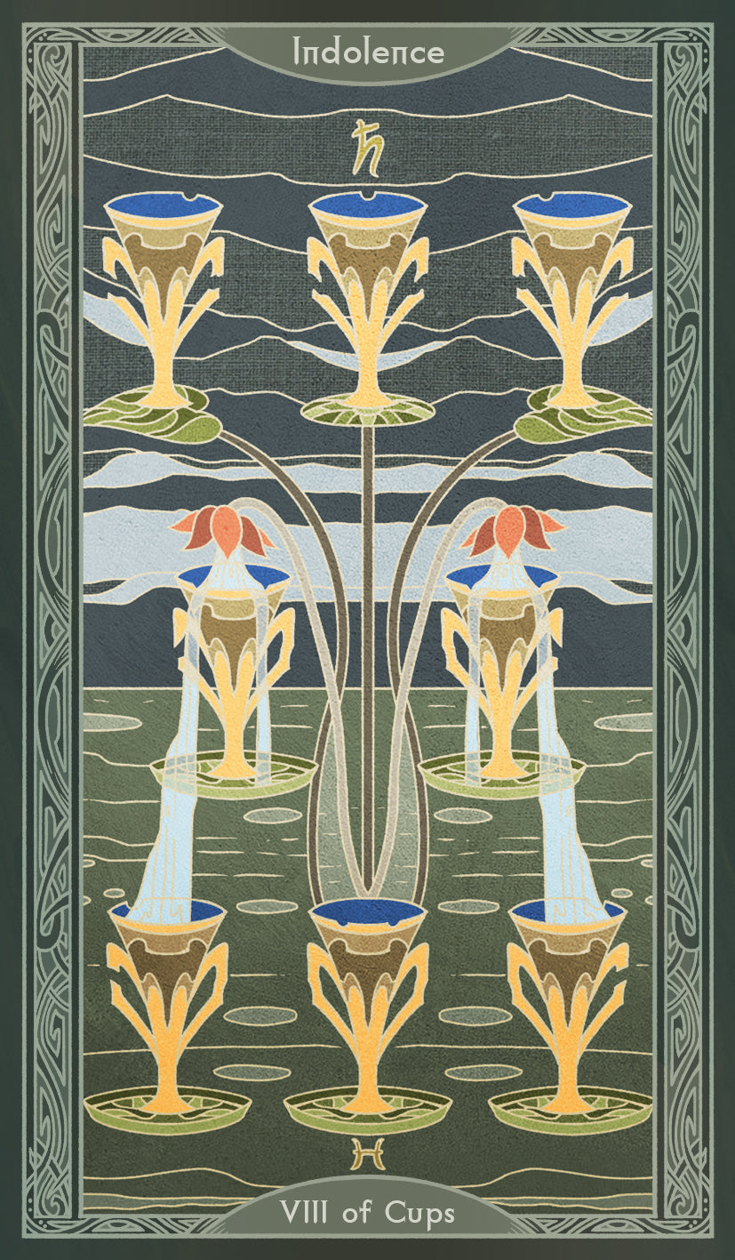 Sambucus Tarot - Thoth Version – Eight of Cups