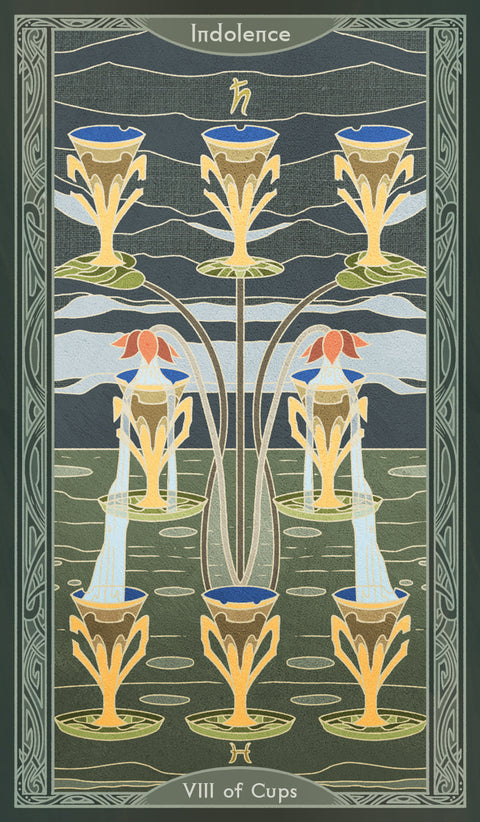 Sambucus Tarot - Thoth Version – Eight of Cups