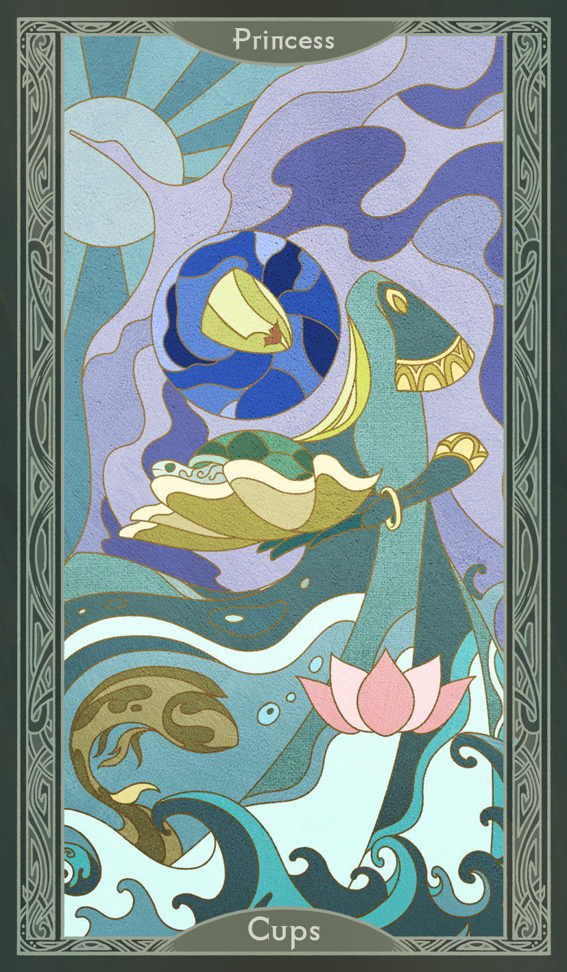 Sambucus Tarot - Thoth Version – Princess of Cups