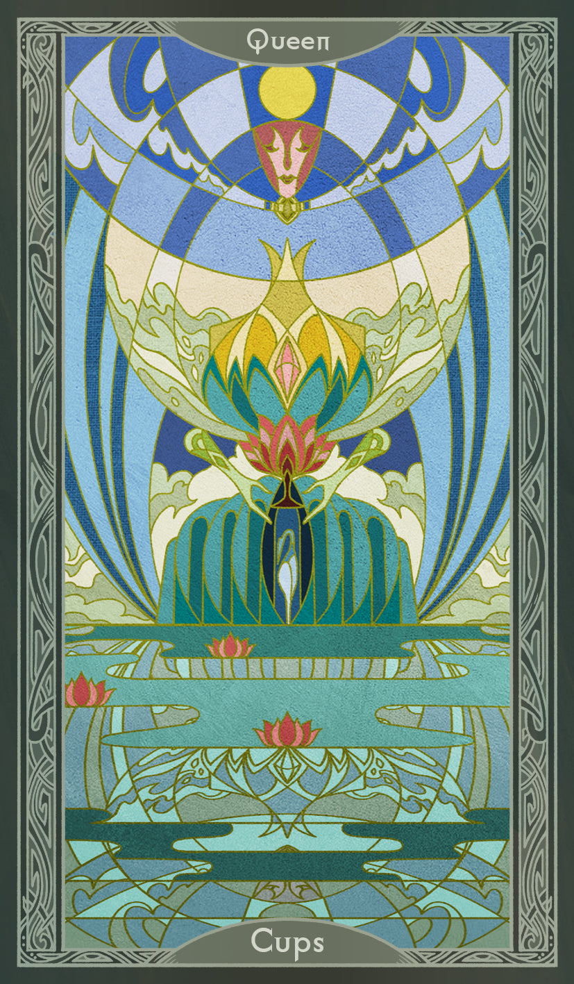Sambucus Tarot - Thoth Version – Queen of Cups