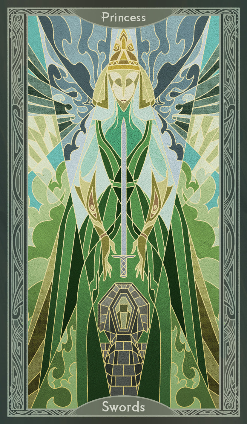 Sambucus Tarot - Thoth Version – Princess of Swords