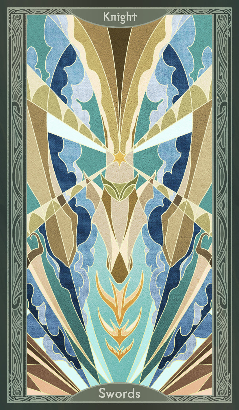 Sambucus Tarot - Thoth Version – Knight of Swords