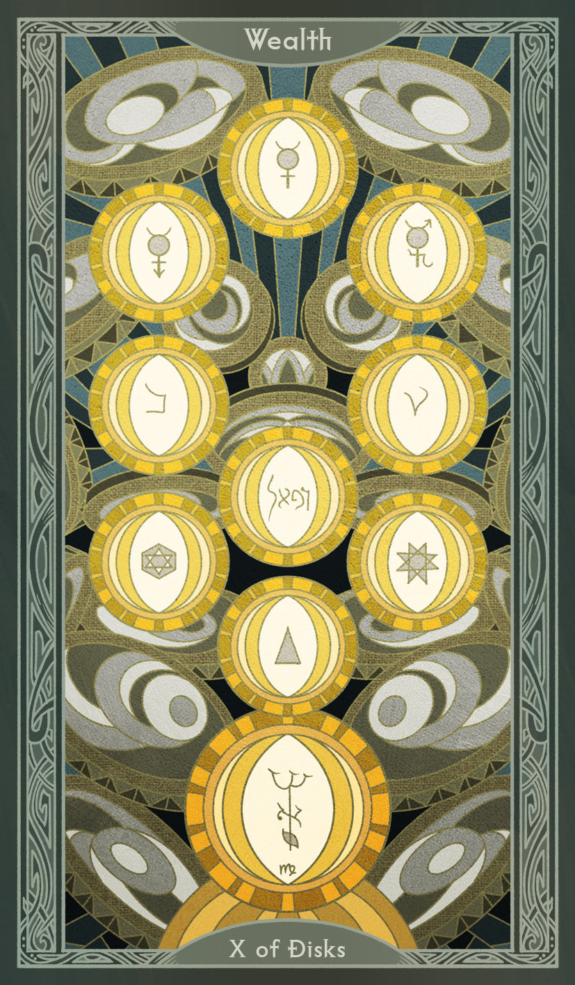 Sambucus Tarot - Thoth Version – Ten of Disks