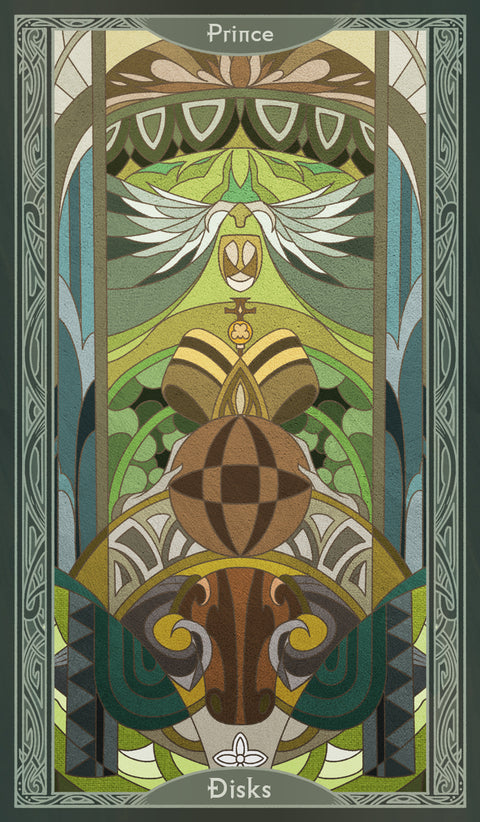 Sambucus Tarot - Thoth Version – Prince of Disks