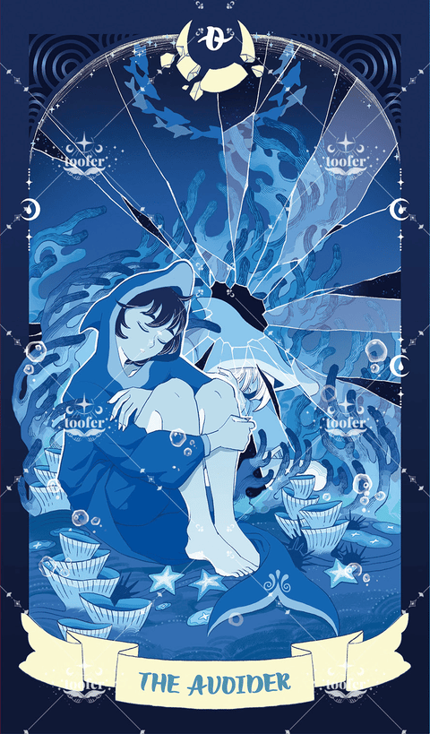 Sea in Moonlight Tarot – The Avoider