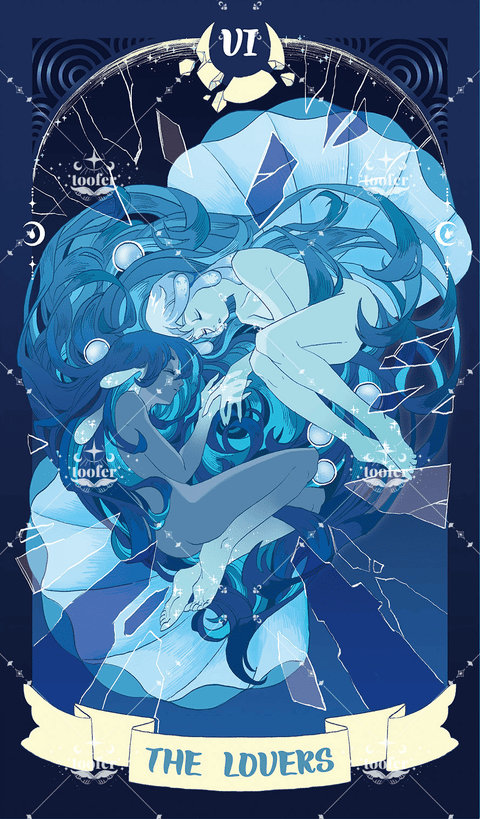 Sea in Moonlight Tarot – The Lovers