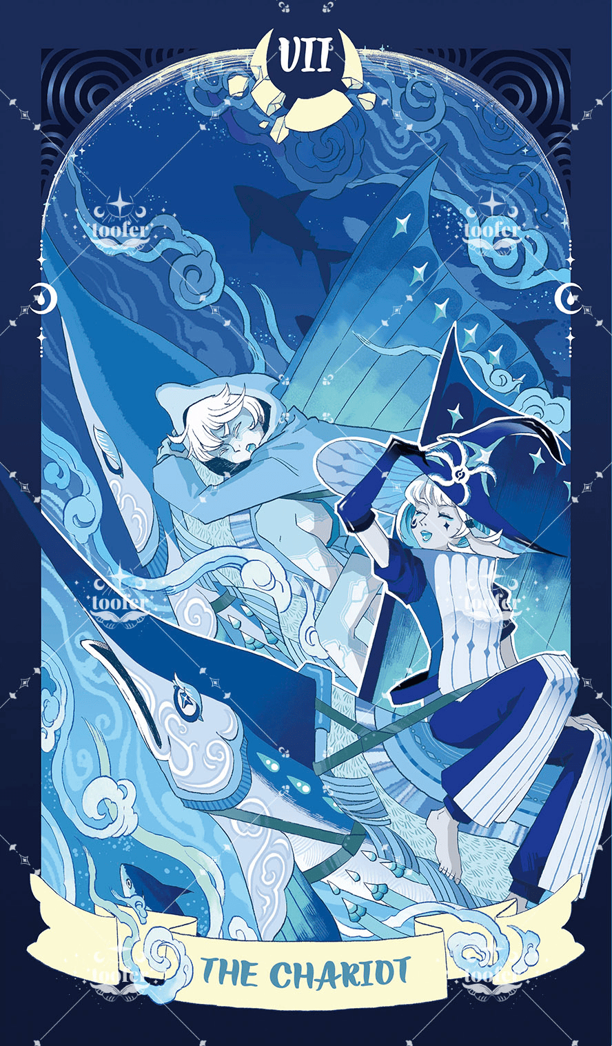 Sea in Moonlight Tarot – The Chariot