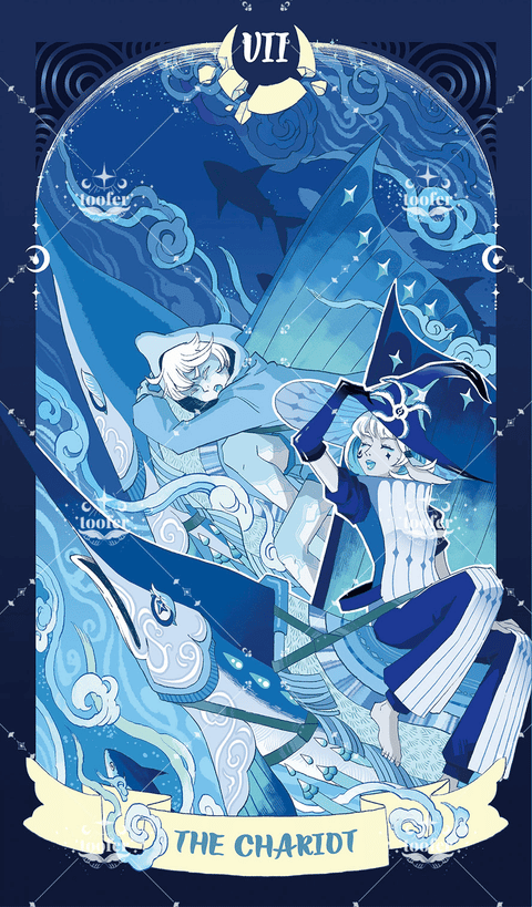 Sea in Moonlight Tarot – The Chariot