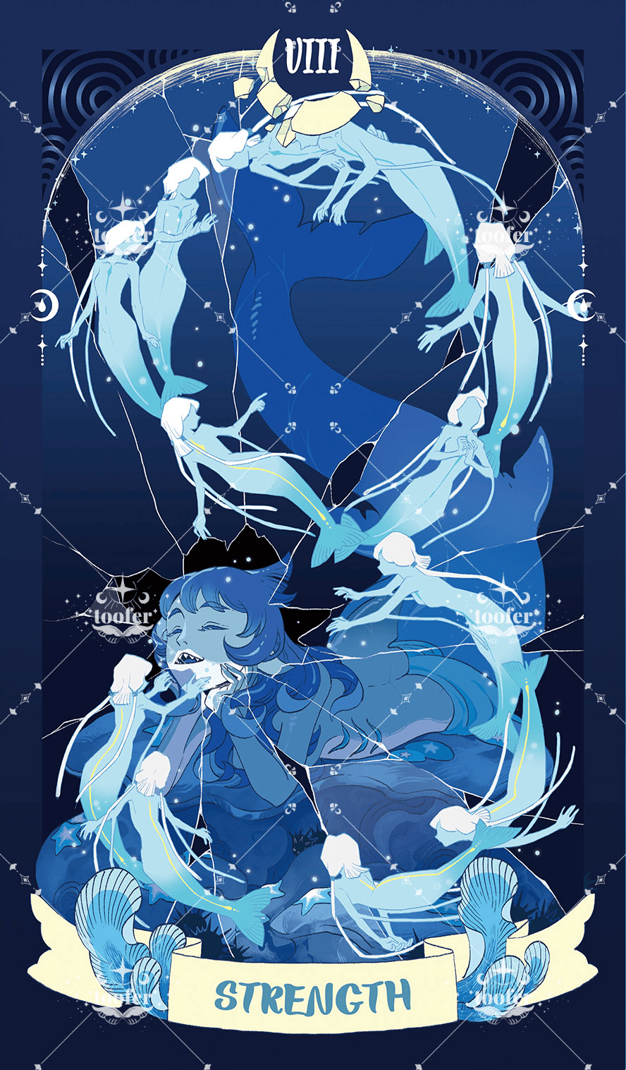 Sea in Moonlight Tarot – Strength