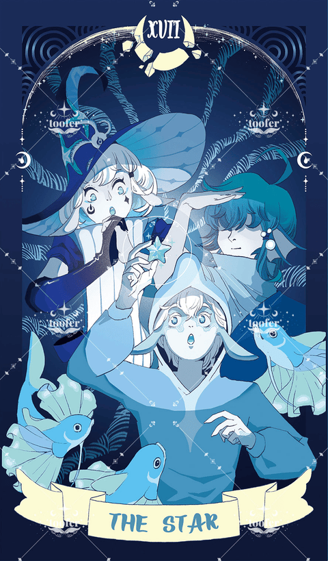 Sea in Moonlight Tarot – The Star