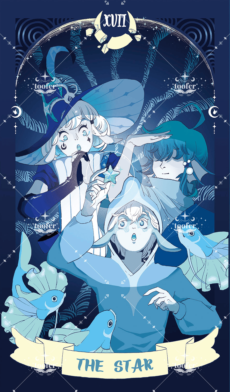 Sea in Moonlight Tarot – The Star