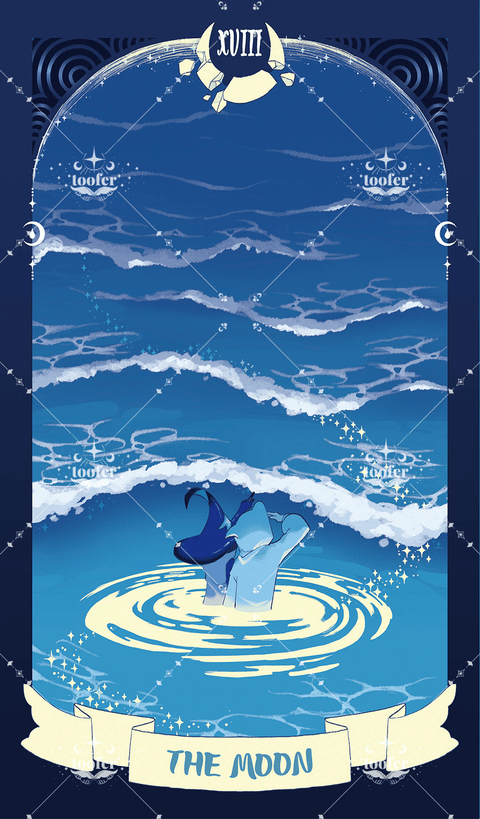 Sea in Moonlight Tarot – The Moon
