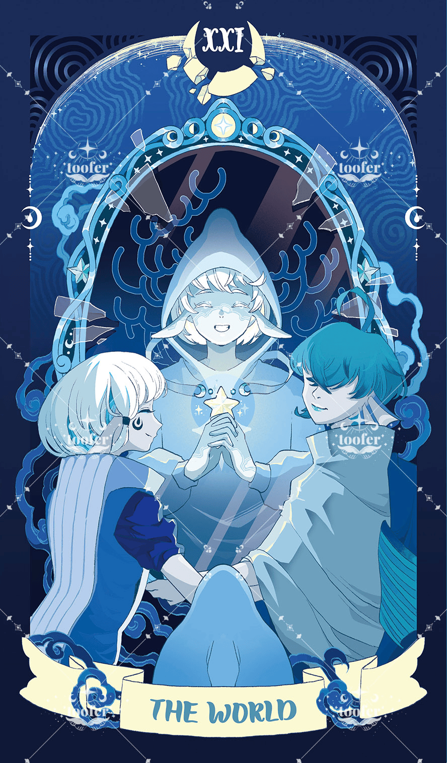 Sea in Moonlight Tarot – The World