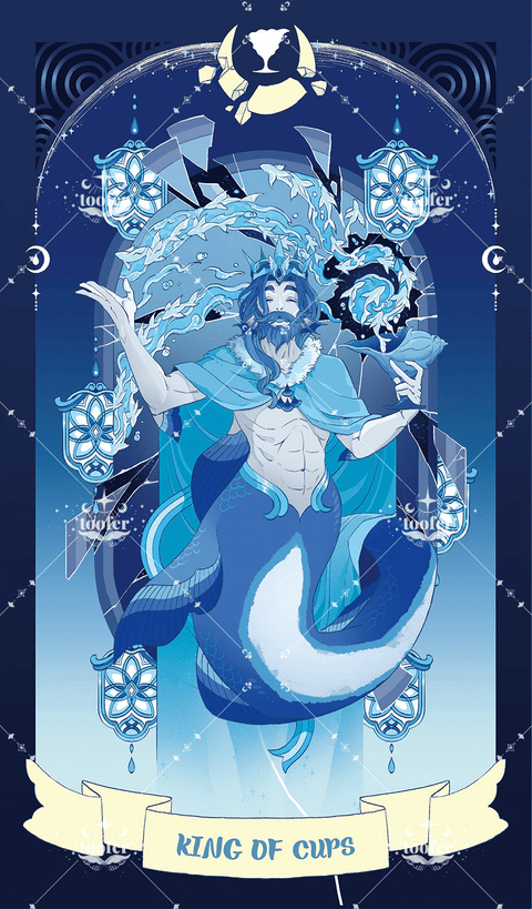 Sea in Moonlight Tarot – King of Cups