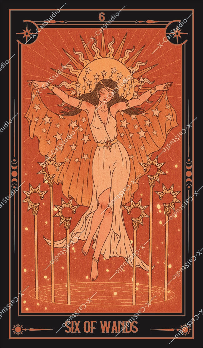 She's Wilderness Tarot – Six of Wands