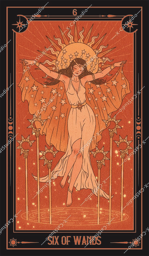 She's Wilderness Tarot – Six of Wands