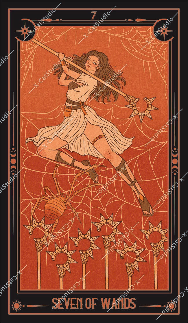 She's Wilderness Tarot – Seven of Wands