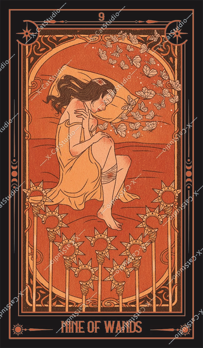 She's Wilderness Tarot – Nine of Wands