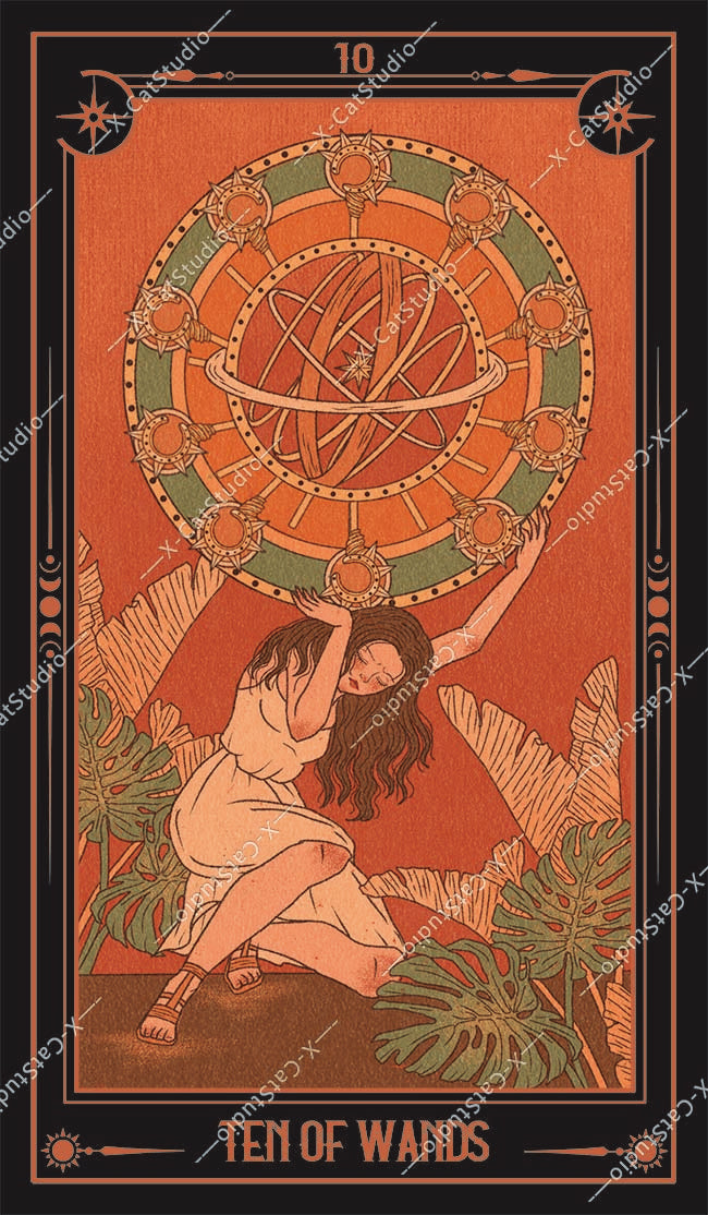 She's Wilderness Tarot – Ten of Wands