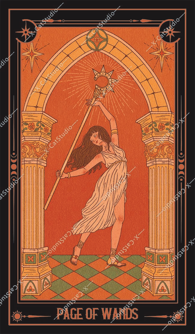 She's Wilderness Tarot – Page of Wands