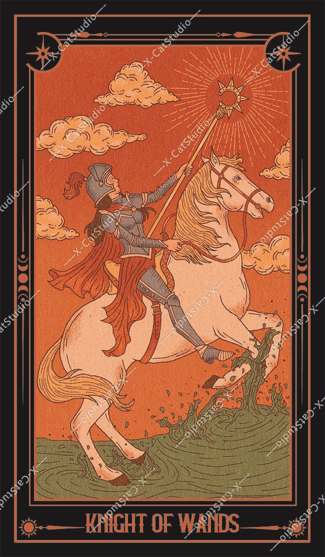She's Wilderness Tarot – Knight of Wands