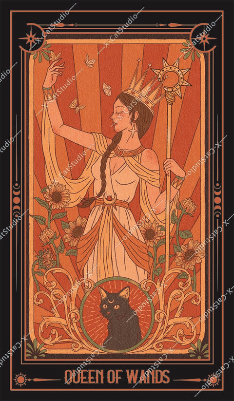 She's Wilderness Tarot – Queen of Wands
