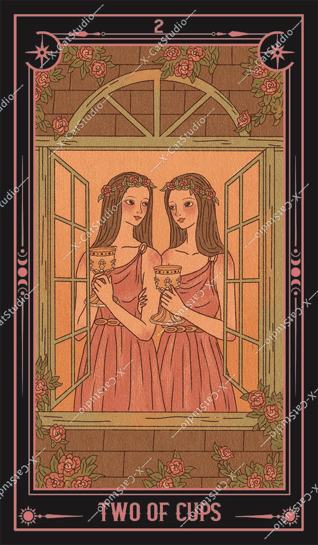 She's Wilderness Tarot – Two of Cups